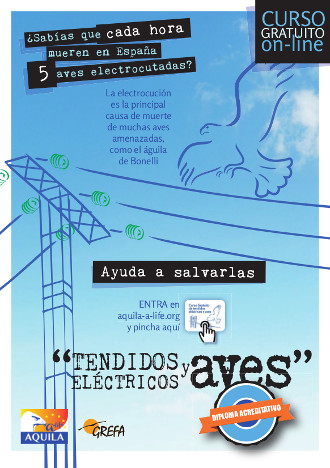 Cursos tendidos electricos y aves