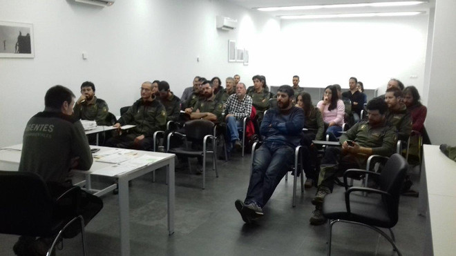 Otro momento del curso impartido en Toledo a los Agentes Medioambientales de Castilla-La Mancha.