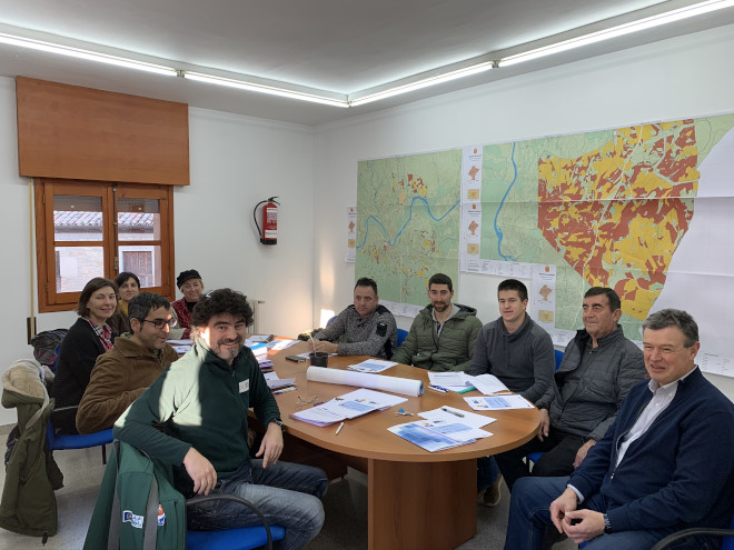 Reunión de seguimiento del Plan de Acción del Acuerdo de Custodia firmado en Cáseda (Navarra) para la conservación del águila de Bonelli.